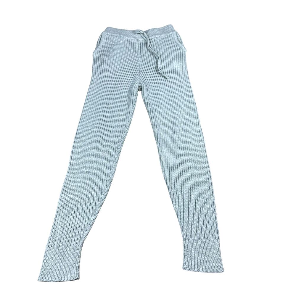 MAJORELLE Georgia Gray Ribbed Knit‎ Pull On Lounge Pants Women's Size Small